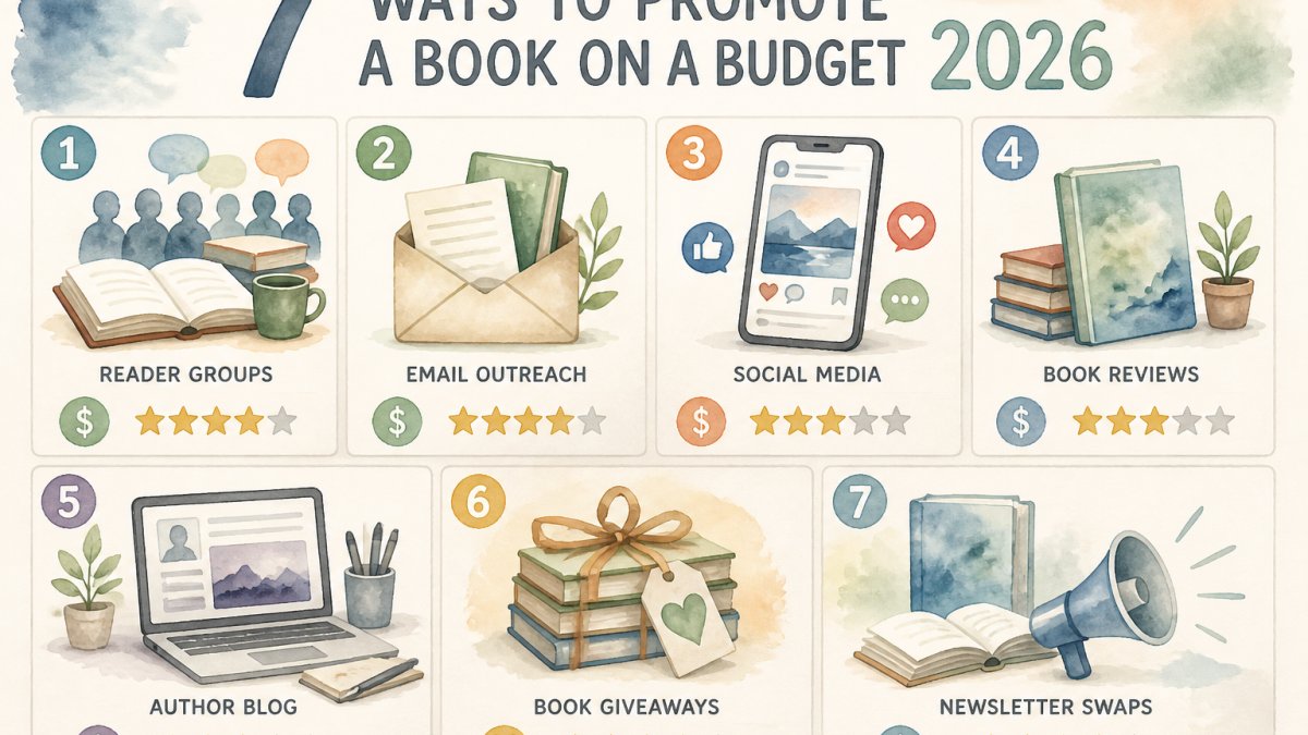 7 Ways to Promote a Book on a Budget 2026