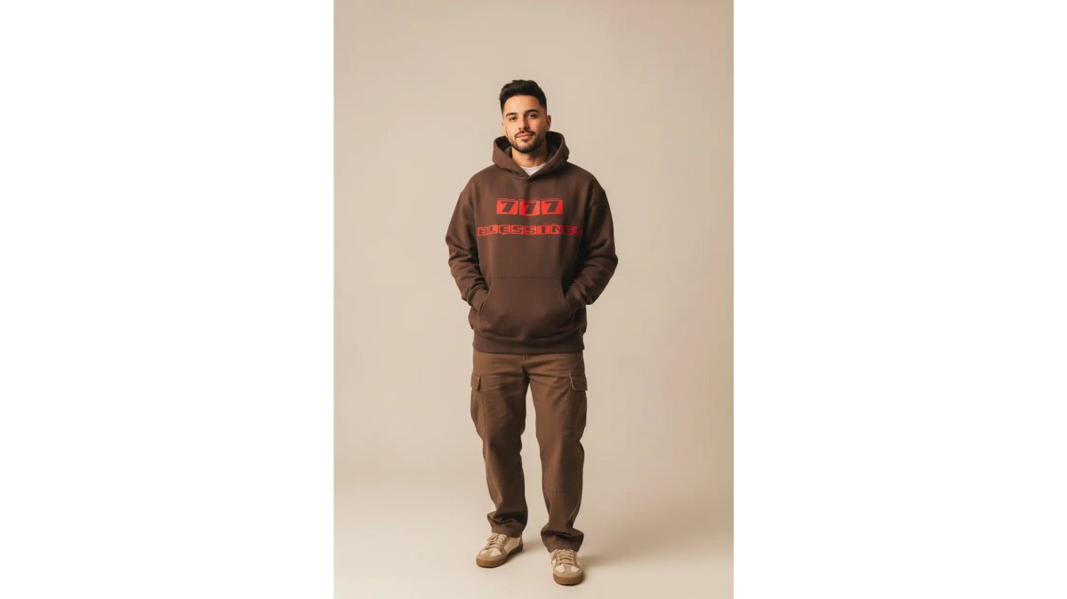 777 Essential Oversized Boxy Fit Cozy Spiritual Hoodie