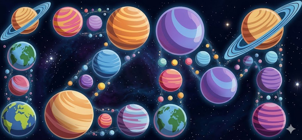 Planet iZM graphic design