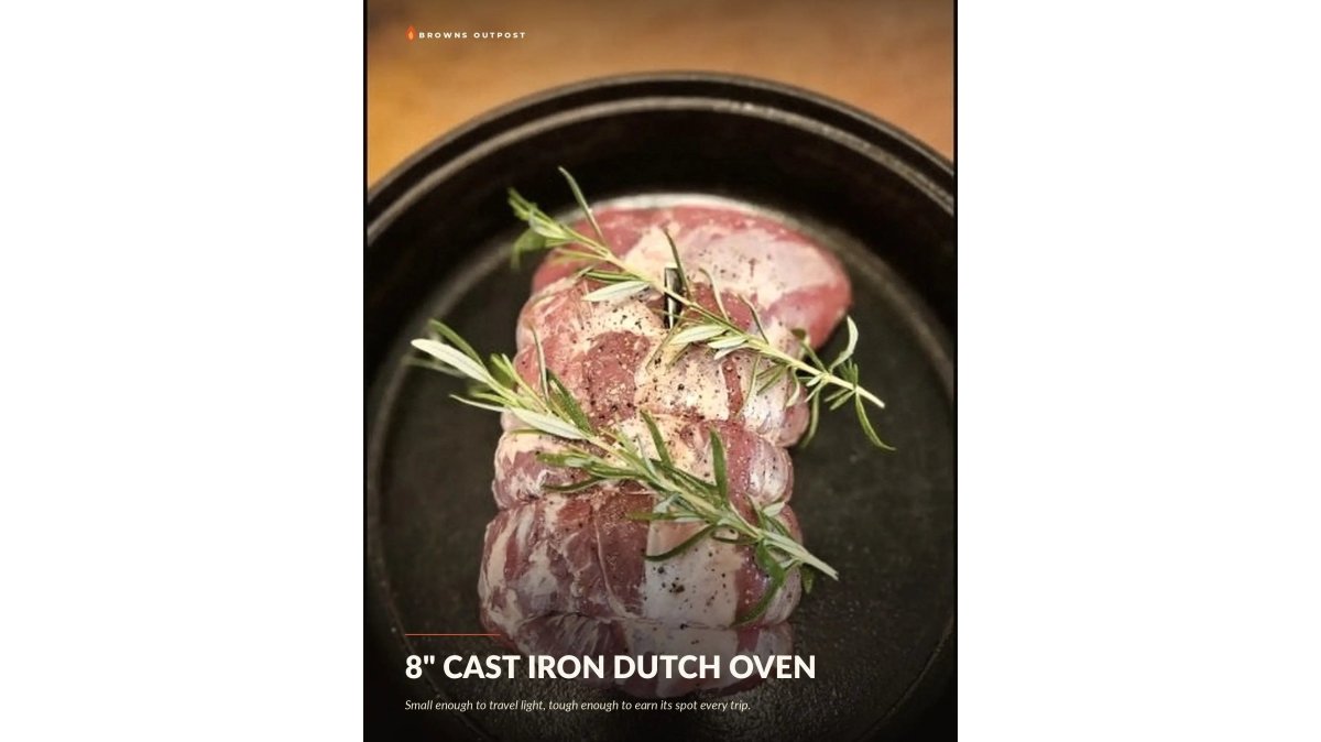 8" Dutch Oven with Lid