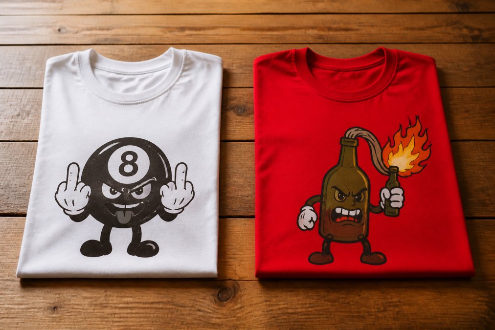 8Ball vs Red Molotov: Which Funny T-Shirt Brand Wins?