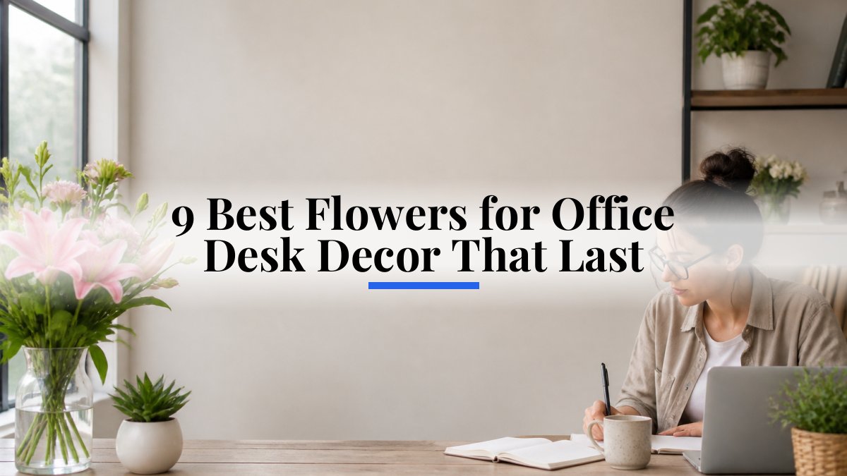 9 Best Flowers for Office Desk Decor That Last