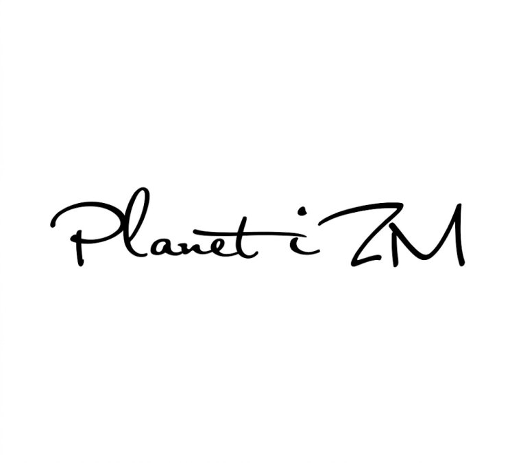 Planet iZM official brand text logo.
