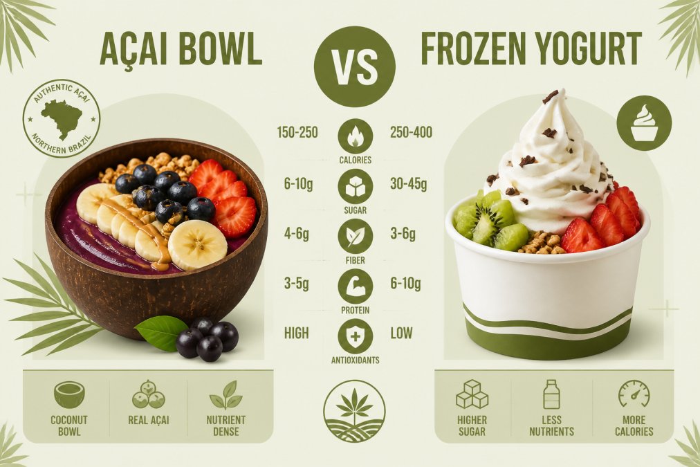 Acai Bowl vs Frozen Yogurt: Which Is Healthier?