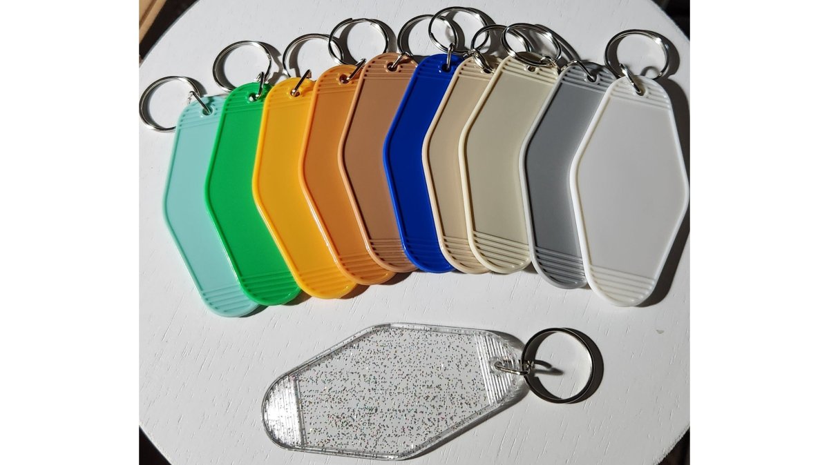 Acrylic hotel keychains