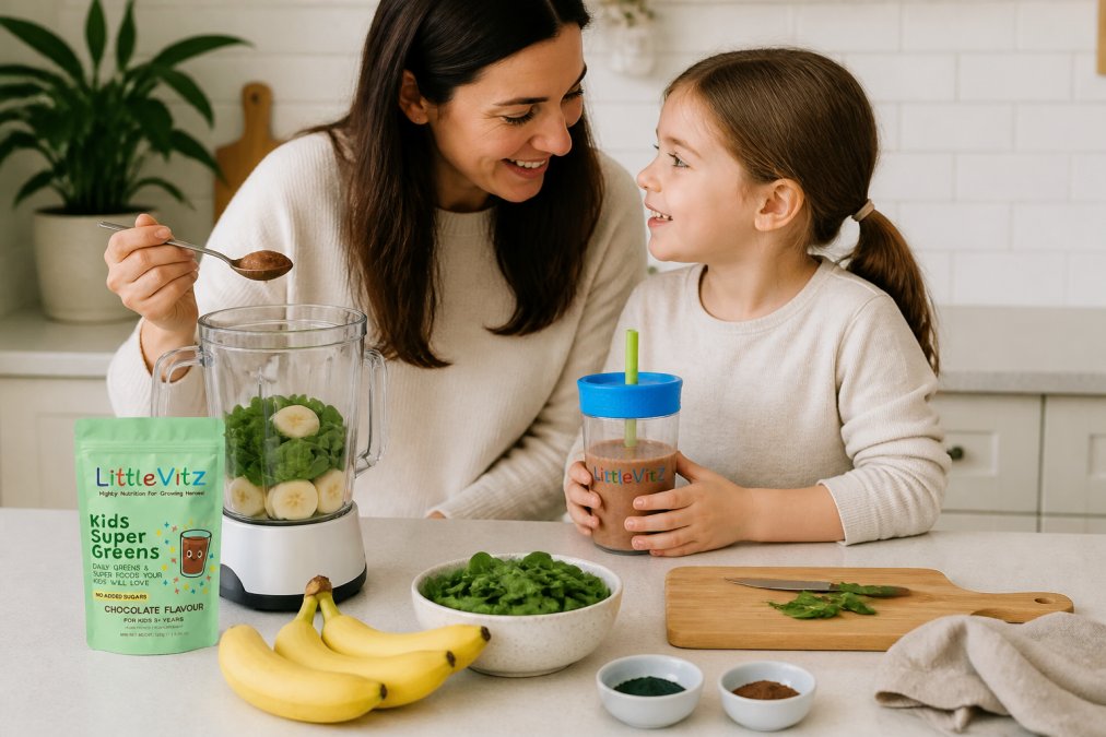 Step-by-step visual guide for Parent for add superfoods picky eaters