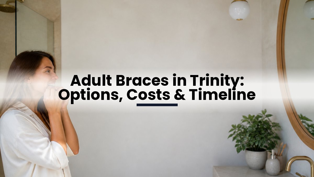 Adult Braces in Trinity: Options, Costs & Timeline