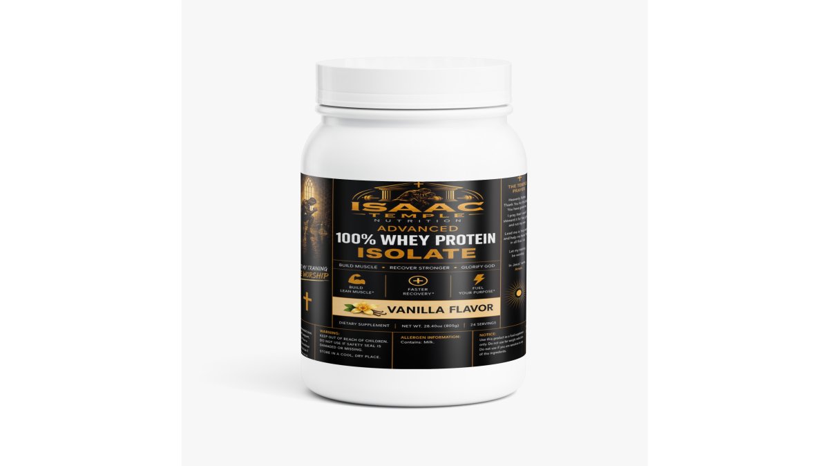 Advanced 100% Whey Protein Isolate