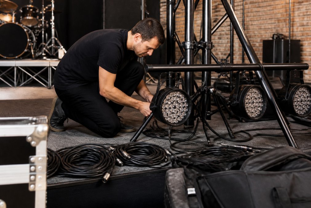 Visual roadmap for A DJ, DMX, XLR, LED PAR for affordable DMX lighting