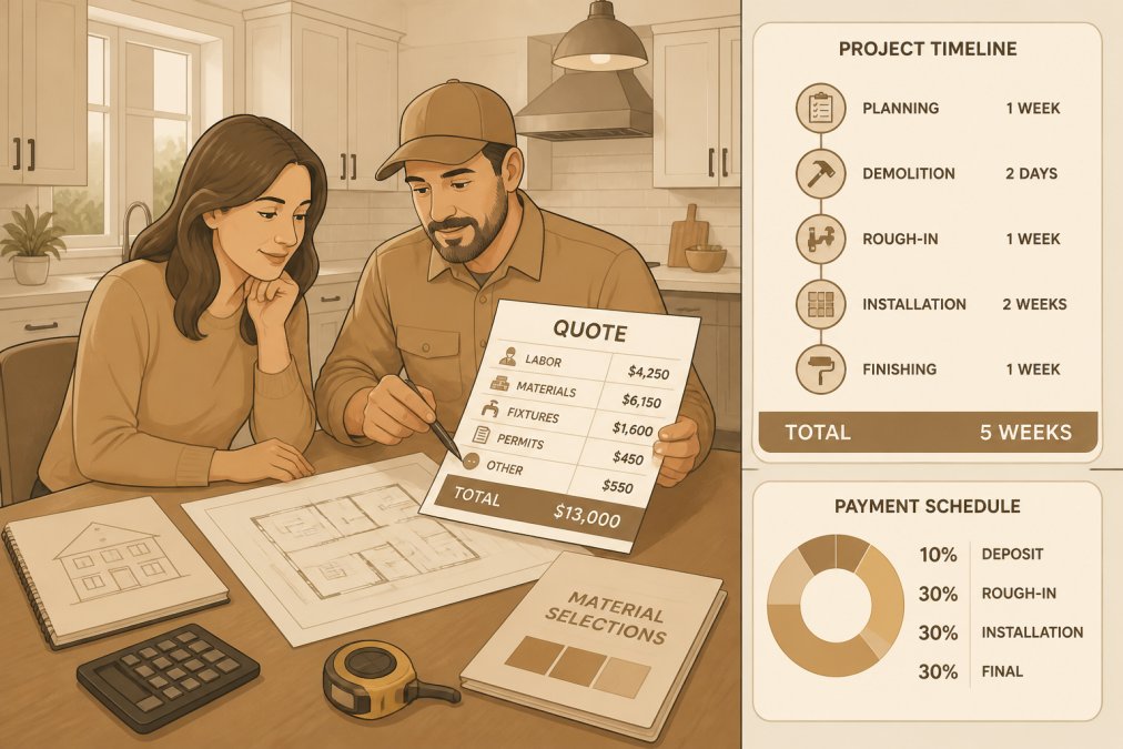 Step-by-step visual guide for affordable home repair services