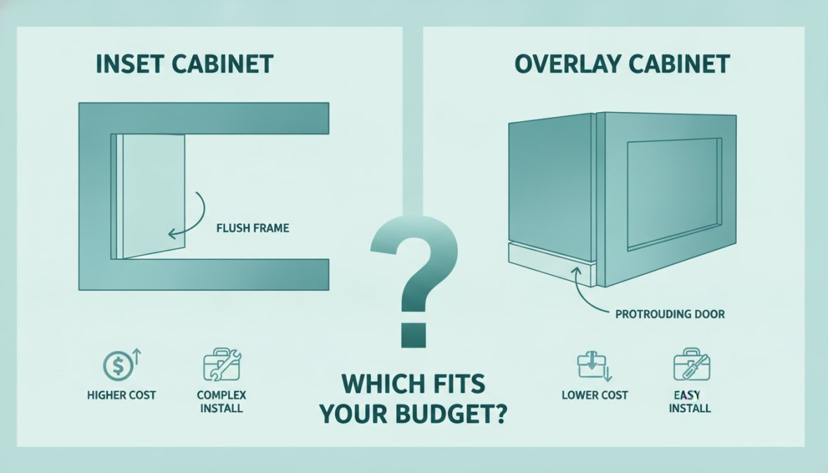 Side-by-side comparison of inset kitchen cabinets online