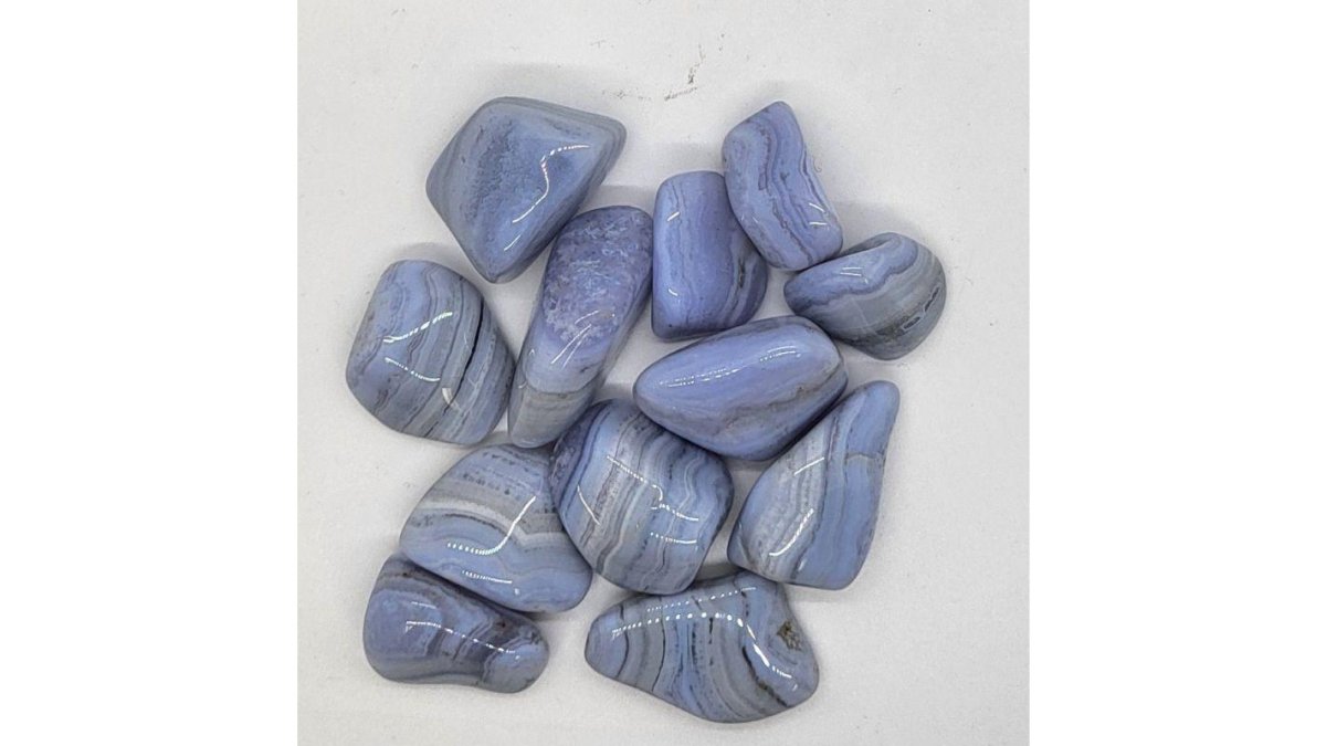 AGATE/BLUE LACE - Tumbled LG