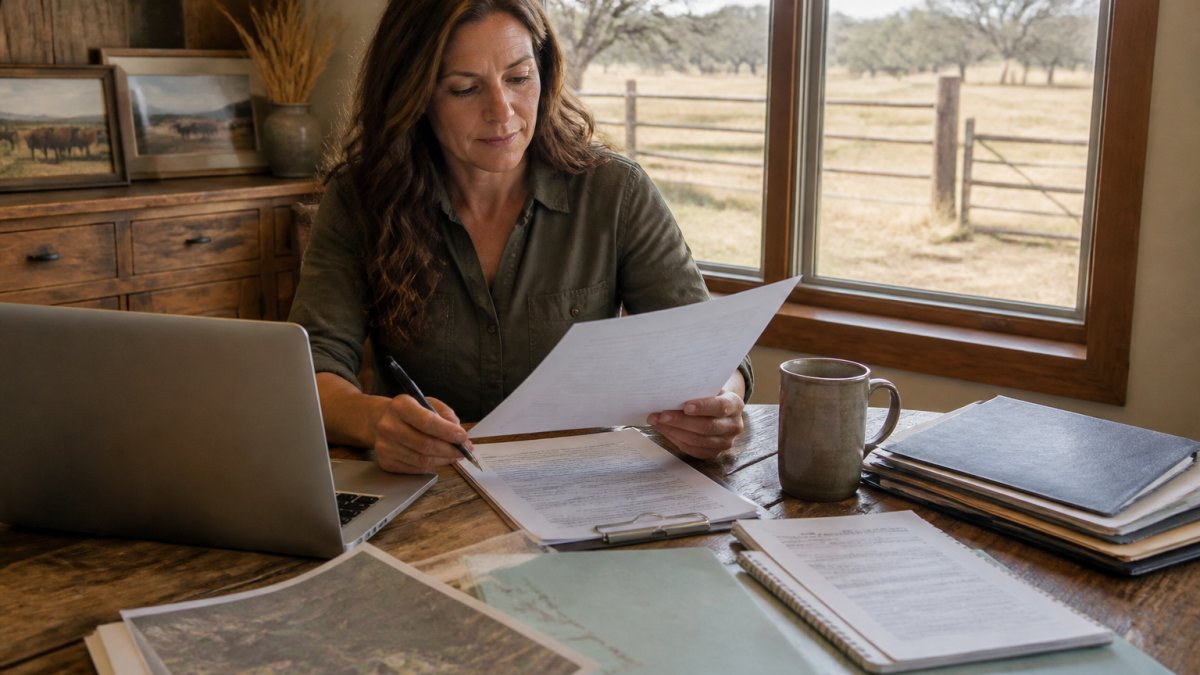 Flowchart detailing the application process for agricultural property tax exemptions using official forms