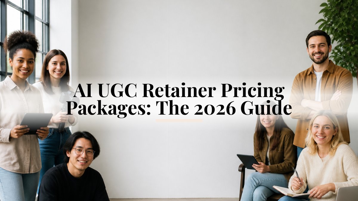 AI UGC Retainer Pricing Packages: The 2026 Guide