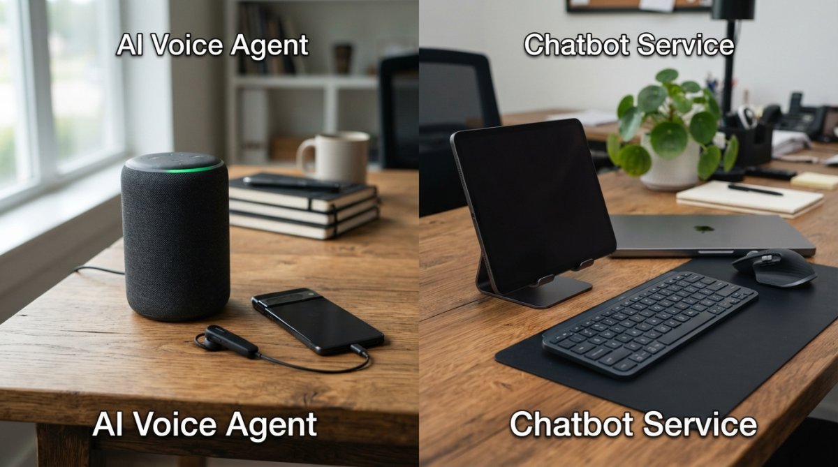 AI Voice Agents vs Chatbot Service: Complete Comparison