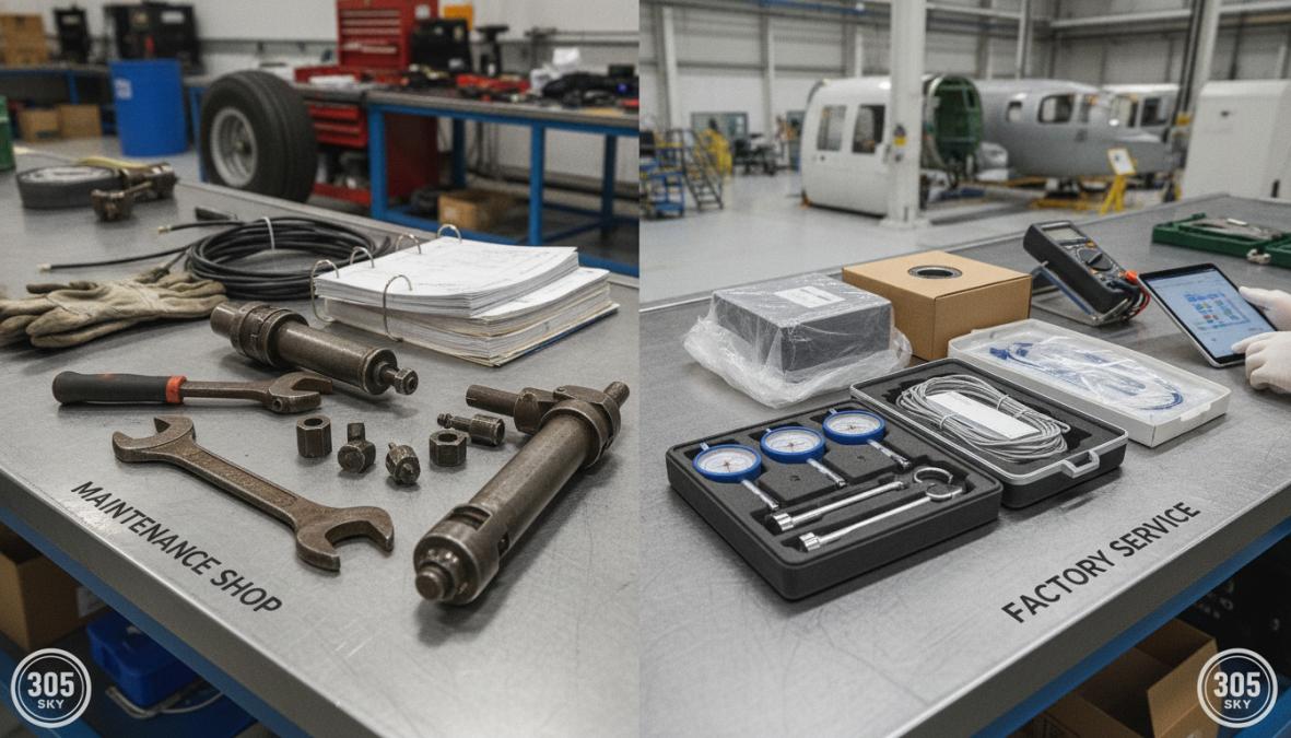 Aircraft Maintenance Shop vs Factory Service: 2026 Guide