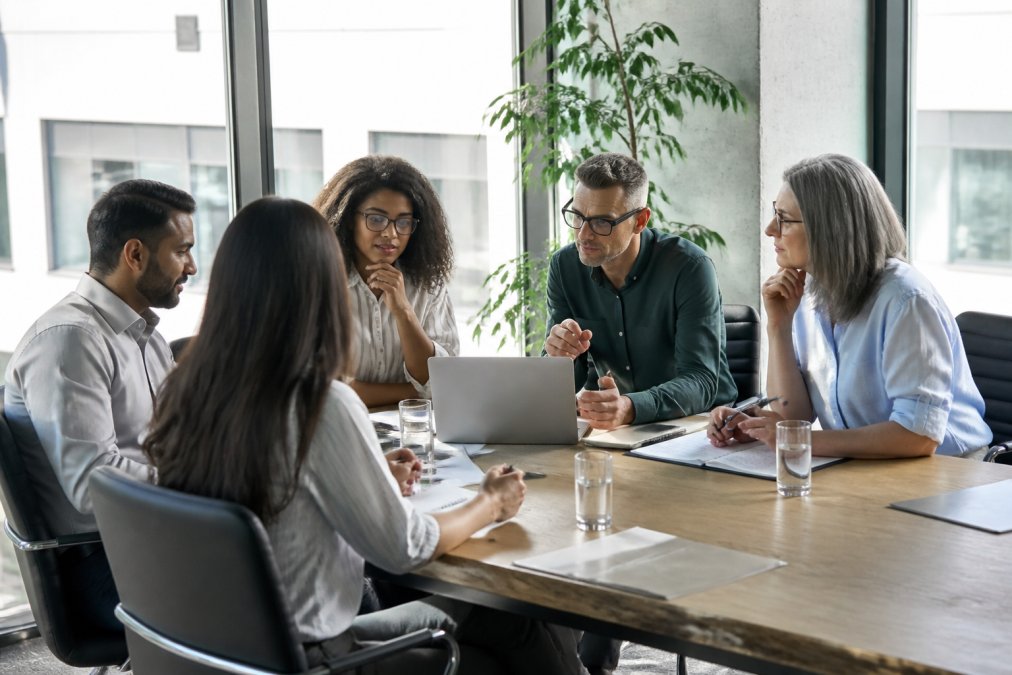 Professional illustration showing impact of AI on accounting