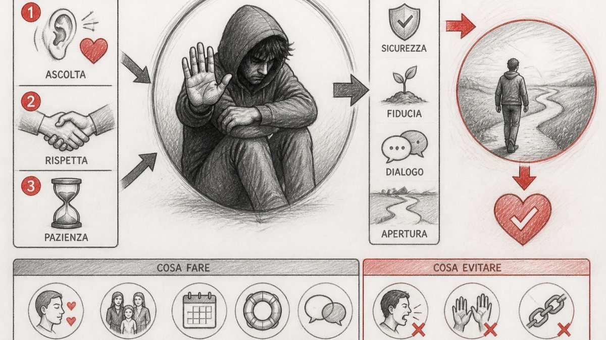 Aiutare un tossicodipendente che rifiuta aiuto: guida pratica