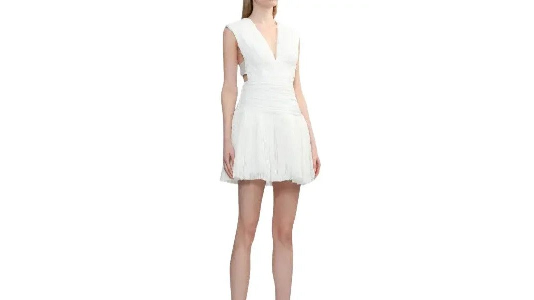 Aje Escapist White Mini Dress