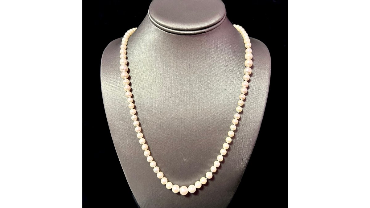 Akoya Pearl Necklace 28.5" 14k Gold 8.50 mm Certified $4,950 215646
