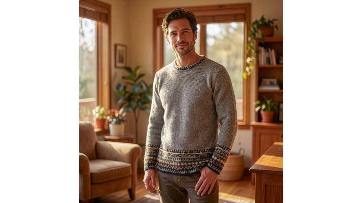 Alpaca Inca Patterned Sweater