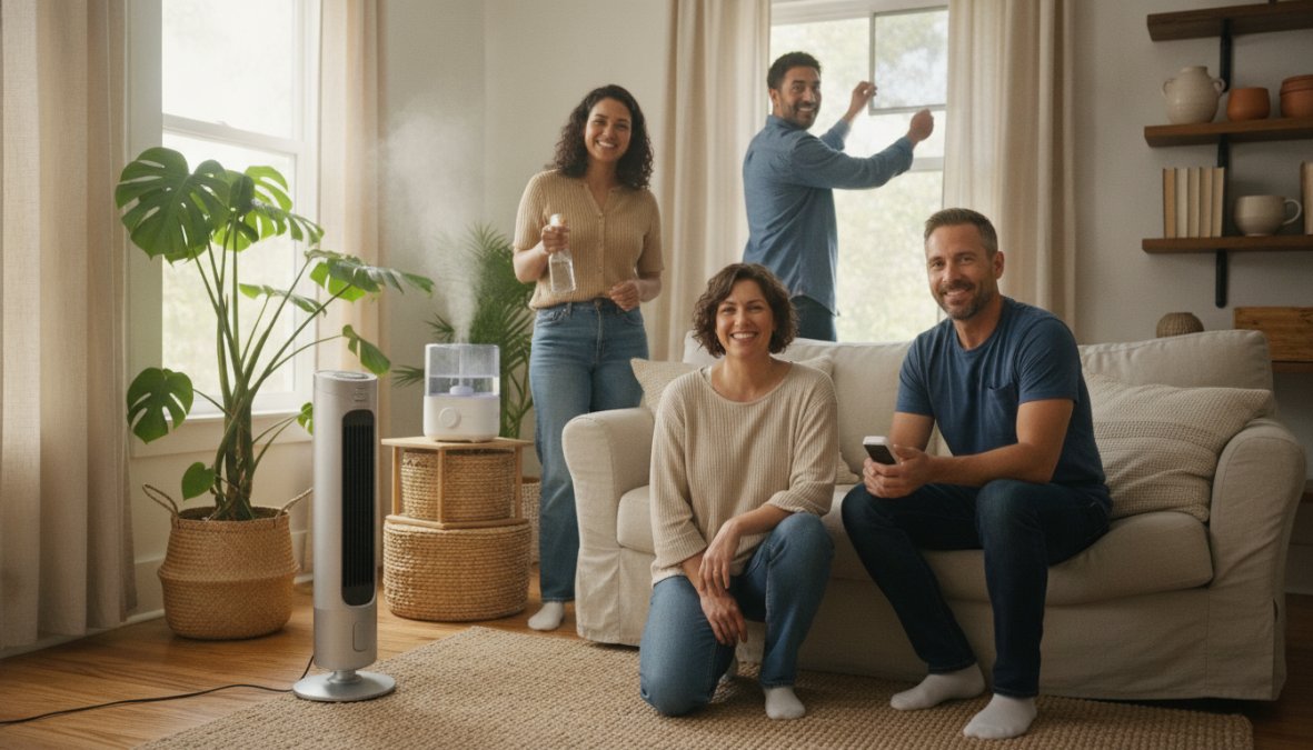 Alternativas para mejorar el clima en casa sin obra