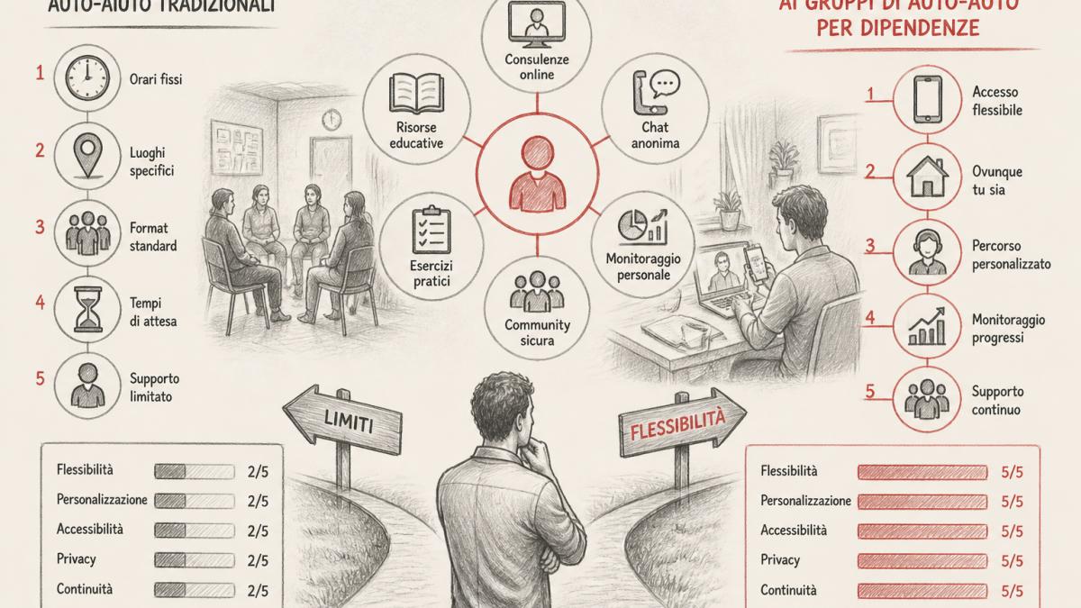 Alternative ai gruppi di auto-aiuto per dipendenze