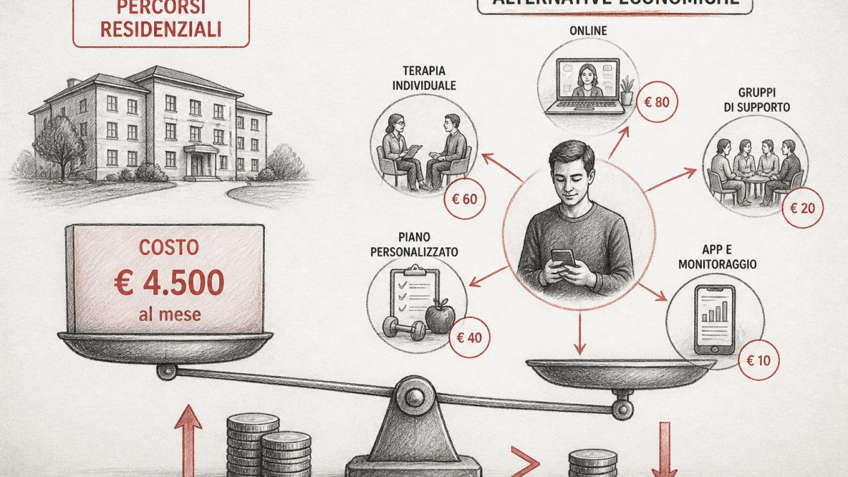 Alternative economiche ai percorsi residenziali per dipendenze