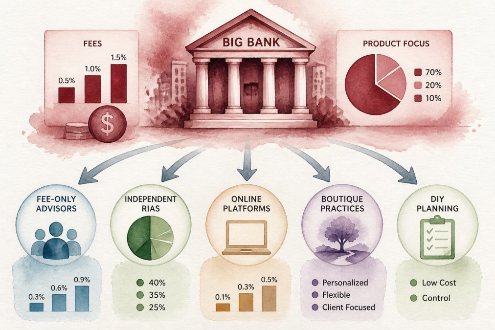 Alternatives to Big Bank Financial Planning Services