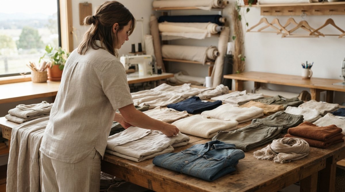Step-by-step guide to building a capsule wardrobe with ethical alternatives to fast fashion using natural fabrics.