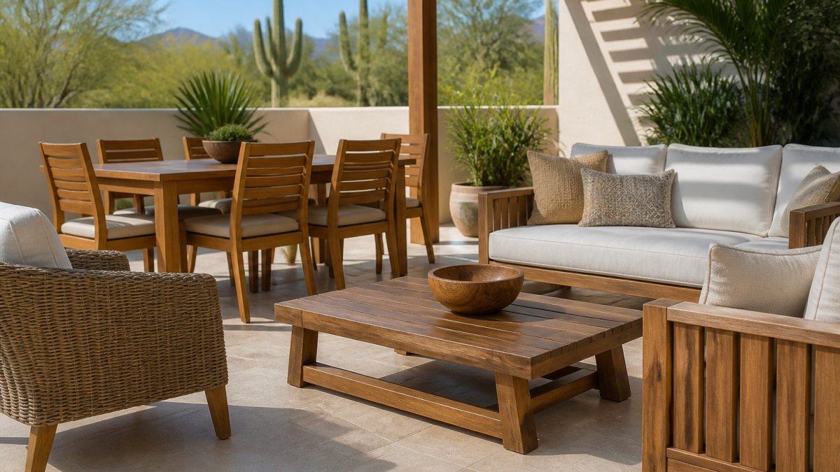 Alternatives to Metal Patio Furniture for Hot Climates