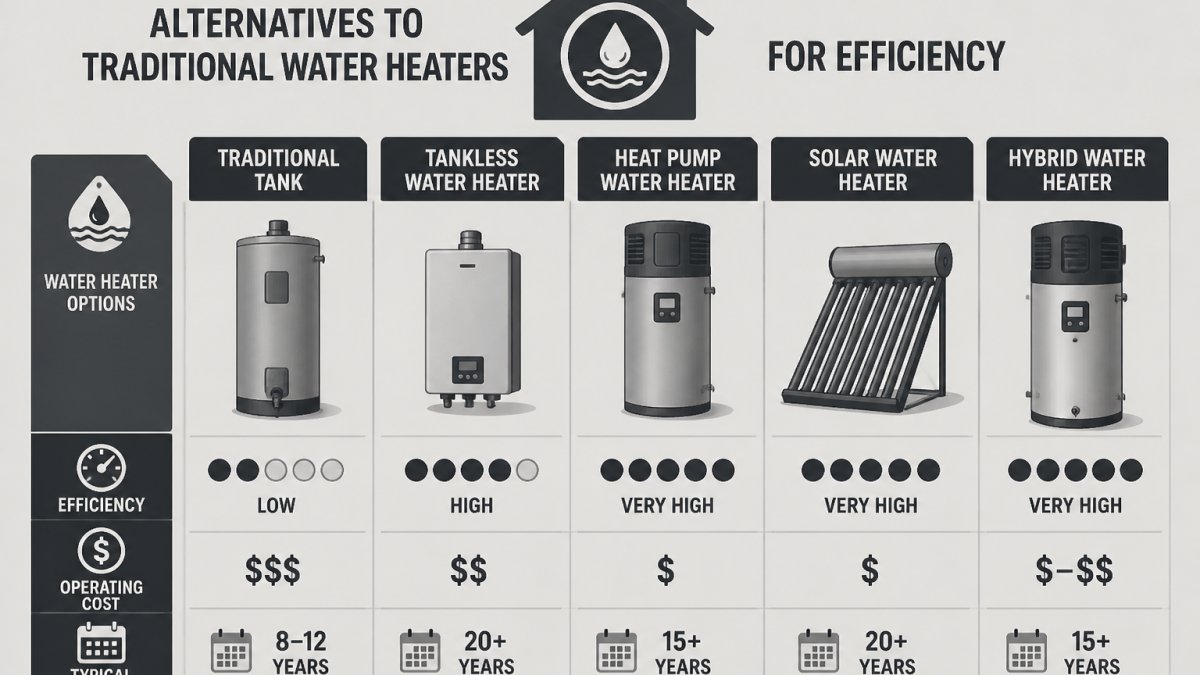 Alternatives to Traditional Water Heaters for Efficiency