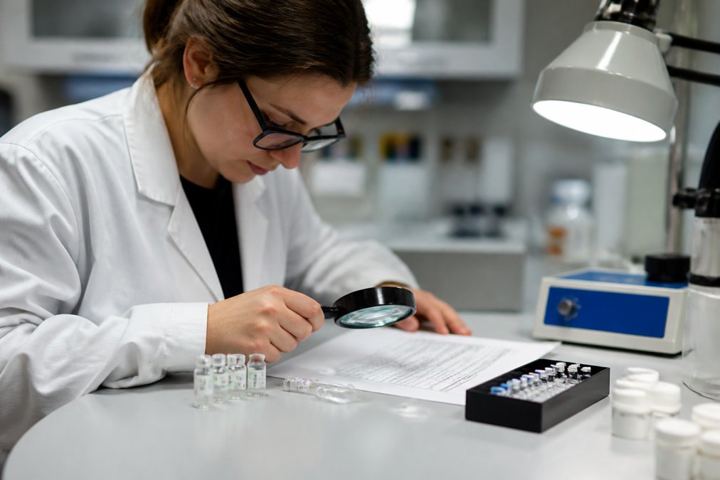 Step-by-step visual guide for Researcher, Certificate, Analysis for aminovault vs corepeptides quality review