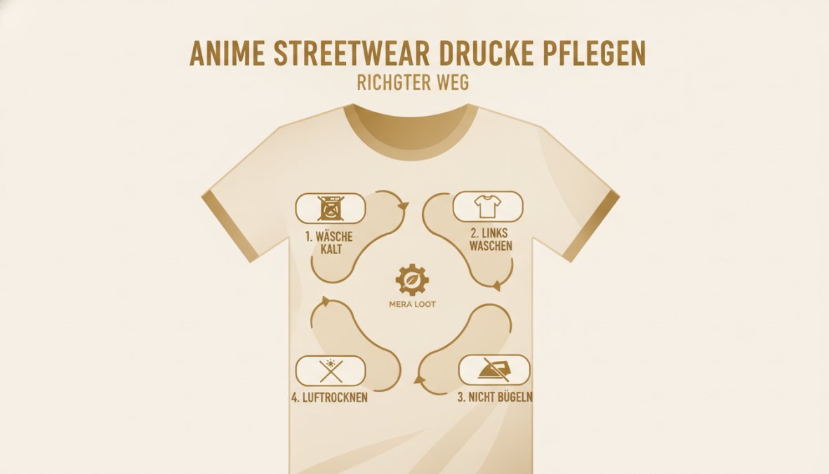 Anime Streetwear Drucke pflegen: Der richtige Weg