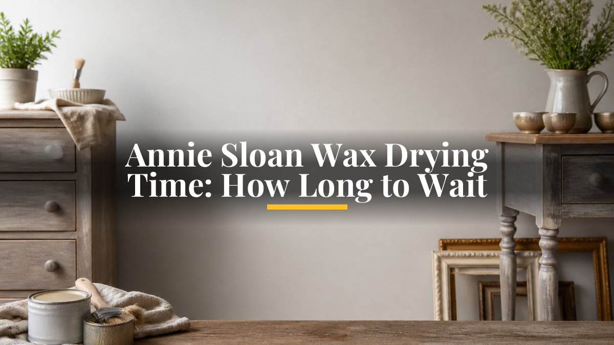 Annie Sloan Wax Drying Time: How Long to Wait