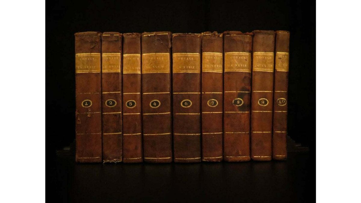 Antique Books, Rare, 1790 1st Ed. James Bruce Africa Voyages of Ethiopia, Egypt, 18th C