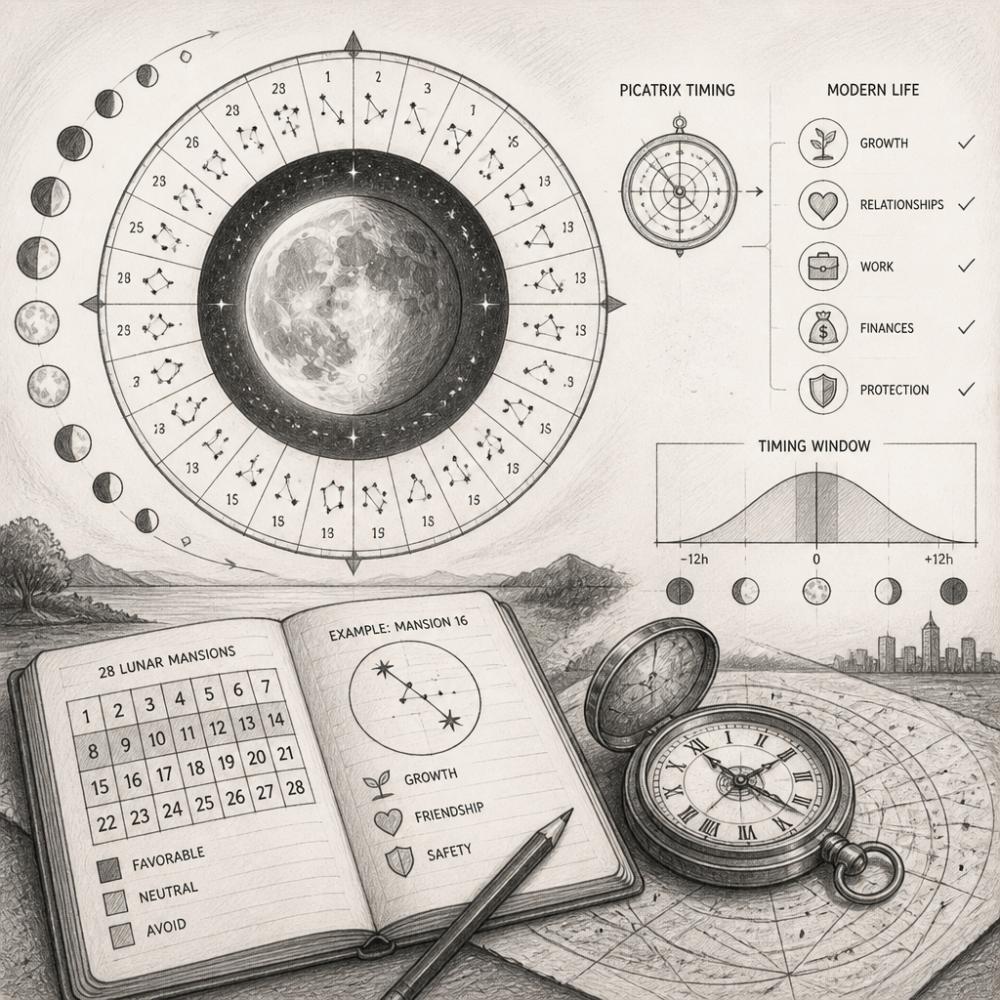 Apply Picatrix Timing in Modern Life: A Practical Guide