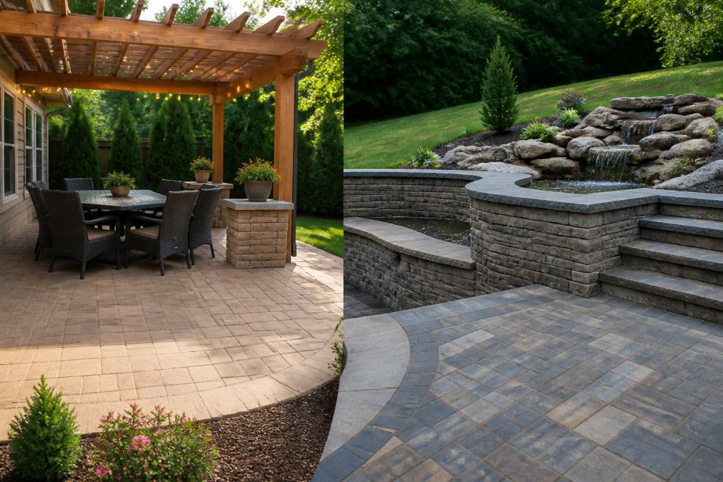 Arbors and Patios vs Custom Hardscapes