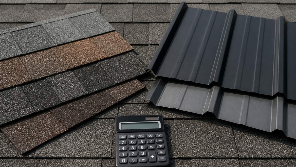 Architectural Shingles vs Metal Roofing: Cost Breakdown