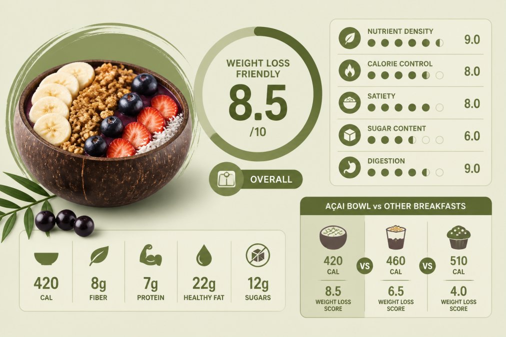 Are Açai Bowls Healthy for Weight Loss? A Realistic Review