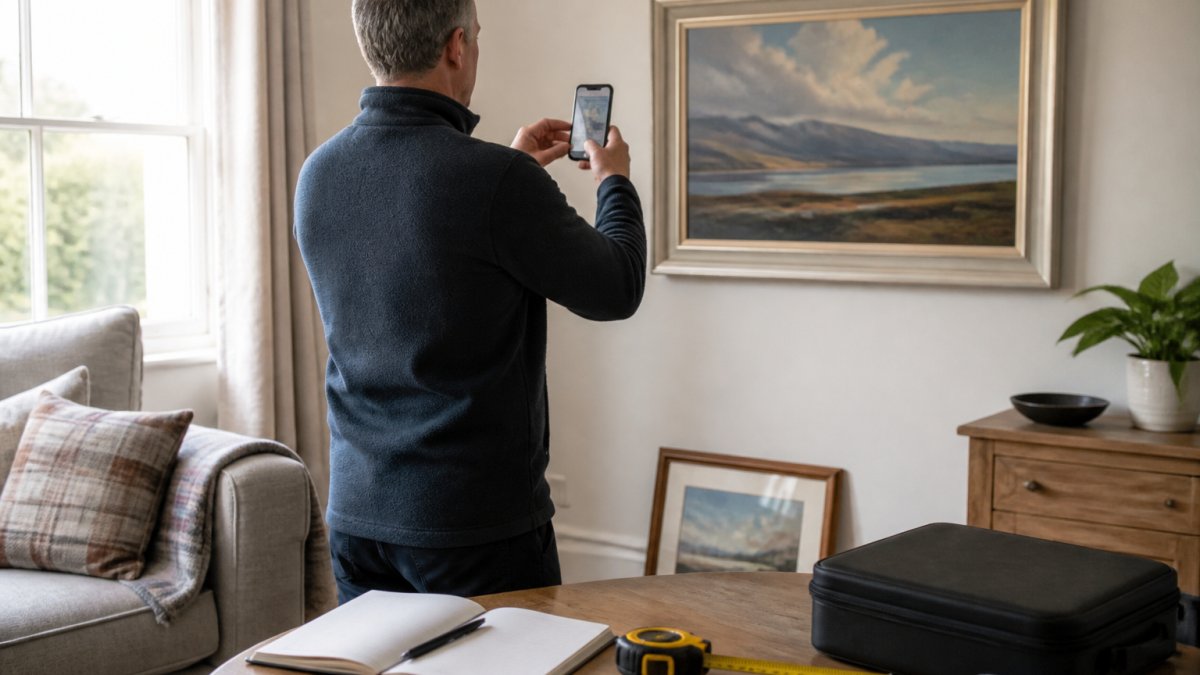 Step-by-step guide for photographing and documenting art collection pieces for digital registries