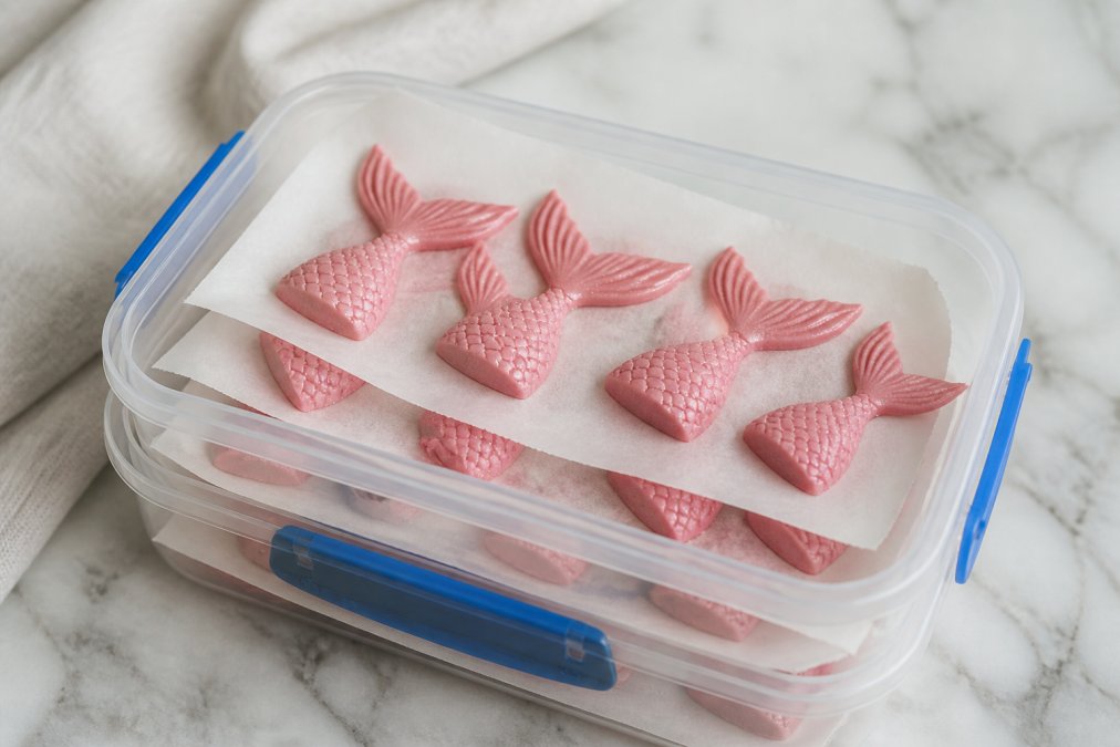 Professional illustration showing handmade edible decorations