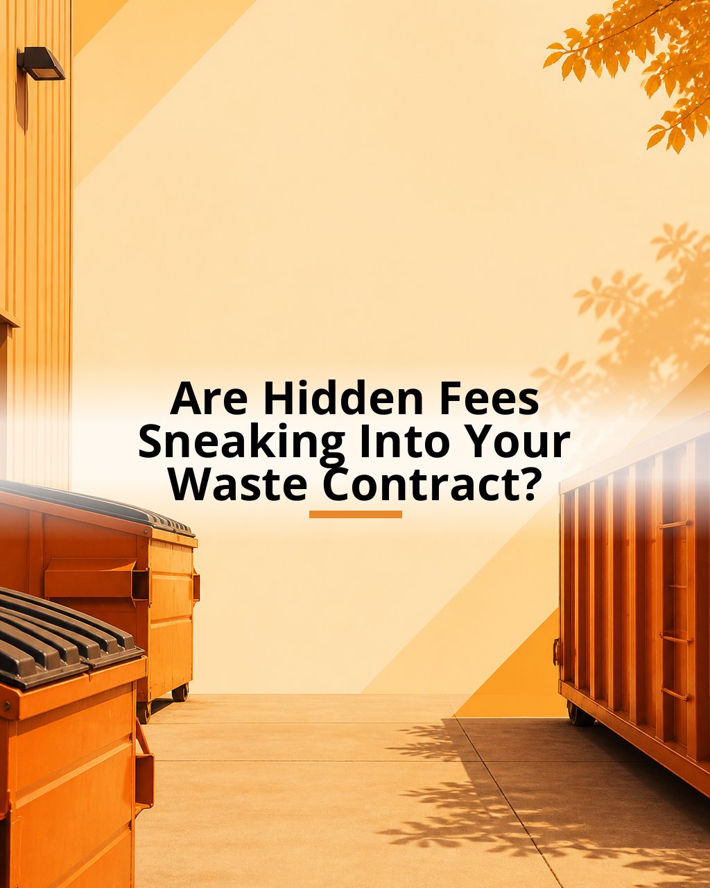 Are Hidden Fees Sneaking Into Your Waste Contract?