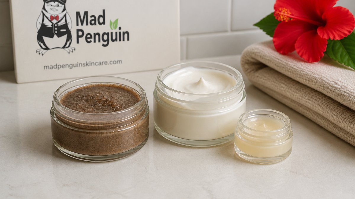 Infographic showing the step-by-step process of evaluating ingredient transparency in natural skincare products.