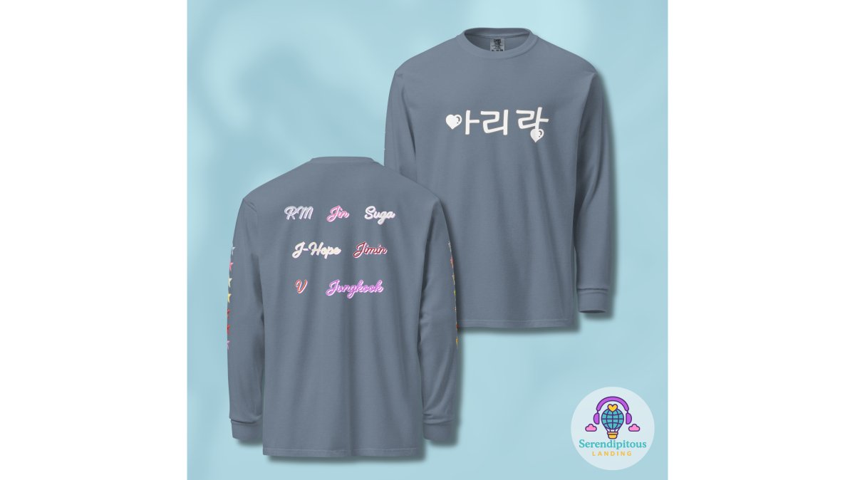 Arirang Horizon Heavyweight Long-Sleeve Unisex Shirt