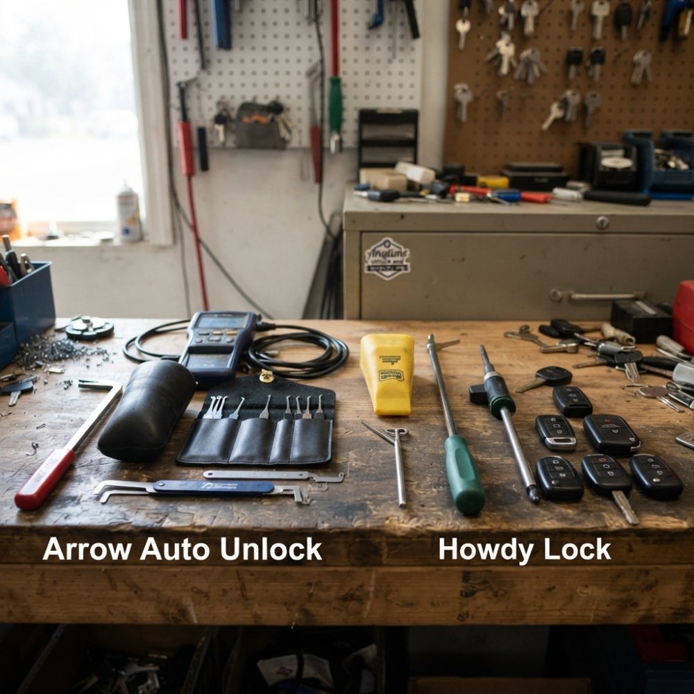 Arrow Auto Unlock vs Howdy Lock: Which Locksmith Wins?