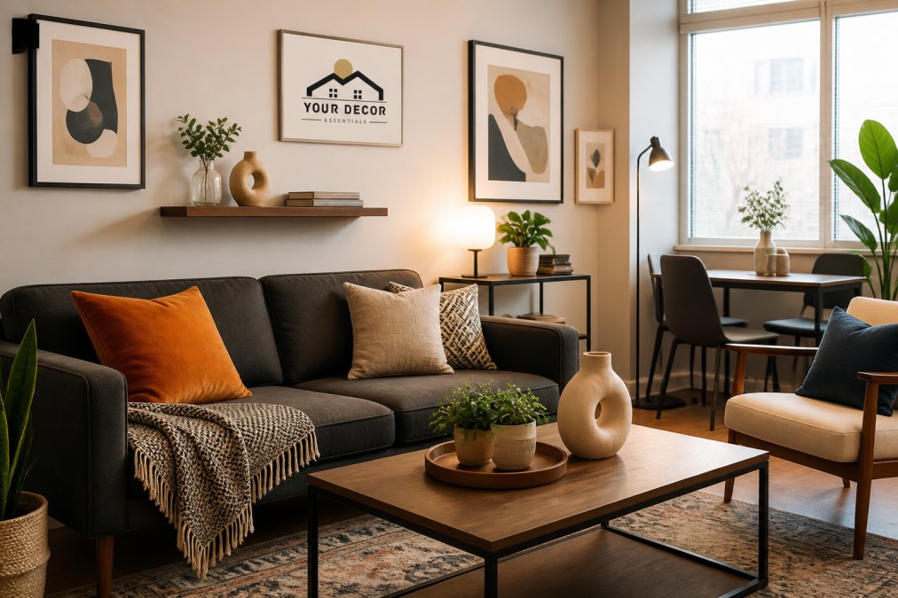 Artful Home Decor for First Apartment: 9 Ideas