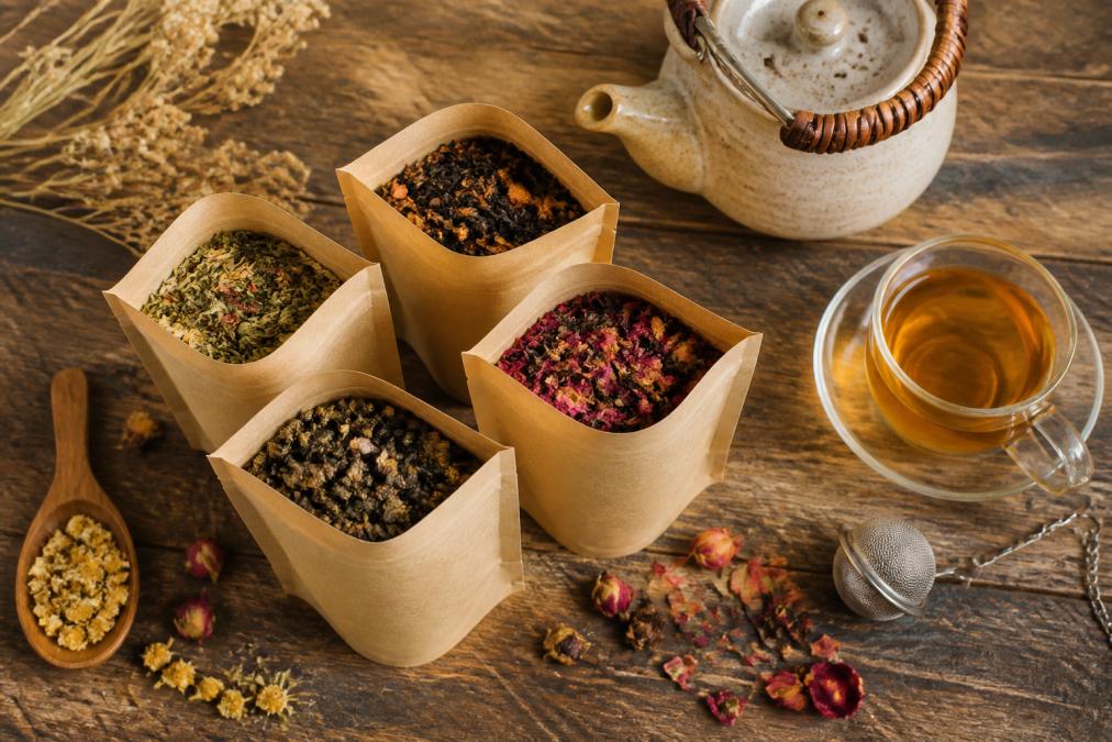 Infographic showing the ideal selection process for choosing artisan tea gift sets featuring loose leaf varieties