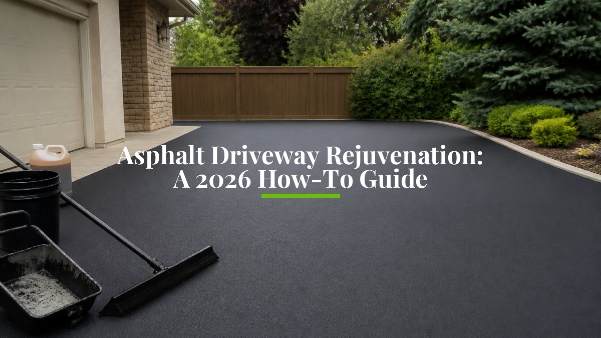 Asphalt Driveway Rejuvenation: A 2026 How-To Guide