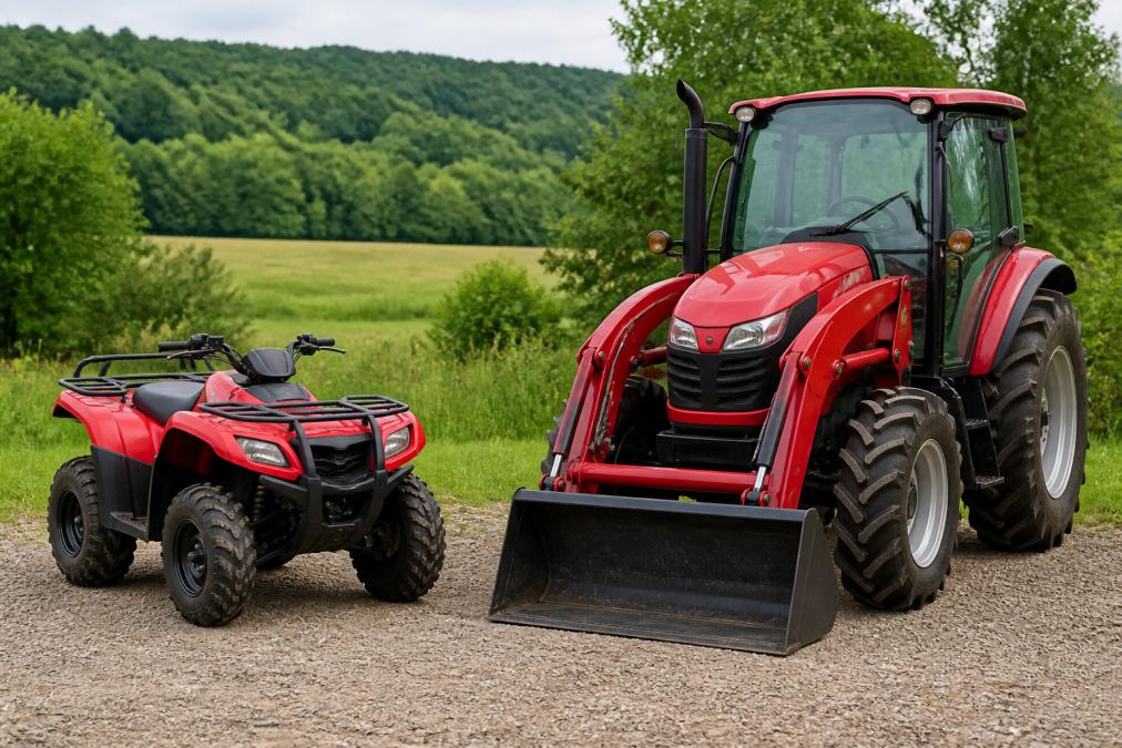 ATV vs Tractor for Property Maintenance: Which Is Right?